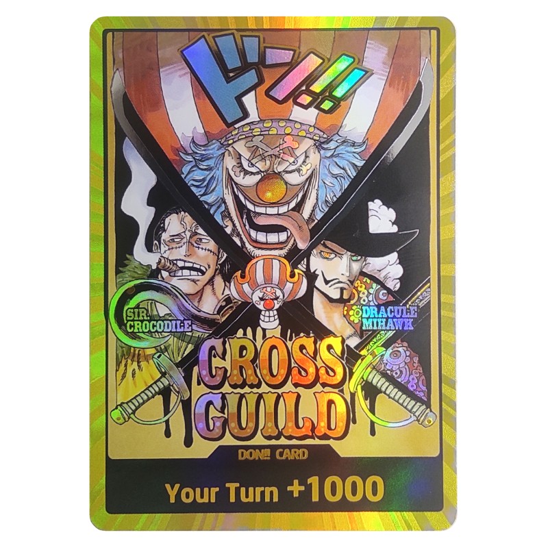 Don Cross Guild  Custom One Piece Proxy – Gold & Silver Foil  – Series 3