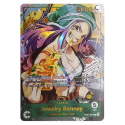 Jewelry Bonney – Carte Leader – Proxy personnalisé One Piece – Dorure Or – Série 2