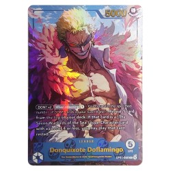 Donquixote Doflamingo – Leader Card – Custom One Piece Proxy – Gold Foil – Series 2
