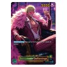 Doflamingo OP04 – Leader Card – Custom One Piece Proxy – Gold & Silver Foil – Double-Sided Majestic Design – Series 3