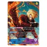 Sanji OP12 – Carte Leader – Proxy personnalisé One Piece – Dorure Or & Argent – Design recto-verso Majestic – Série 3
