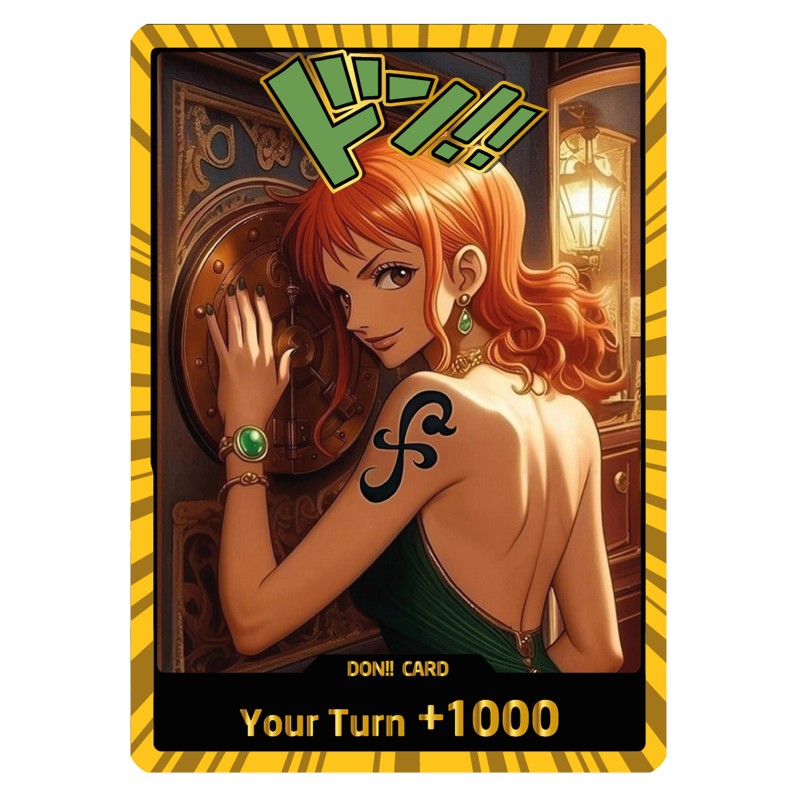 Don Nami  Custom One Piece Proxy – Gold & Silver Foil –  Majestic Design – Series 3