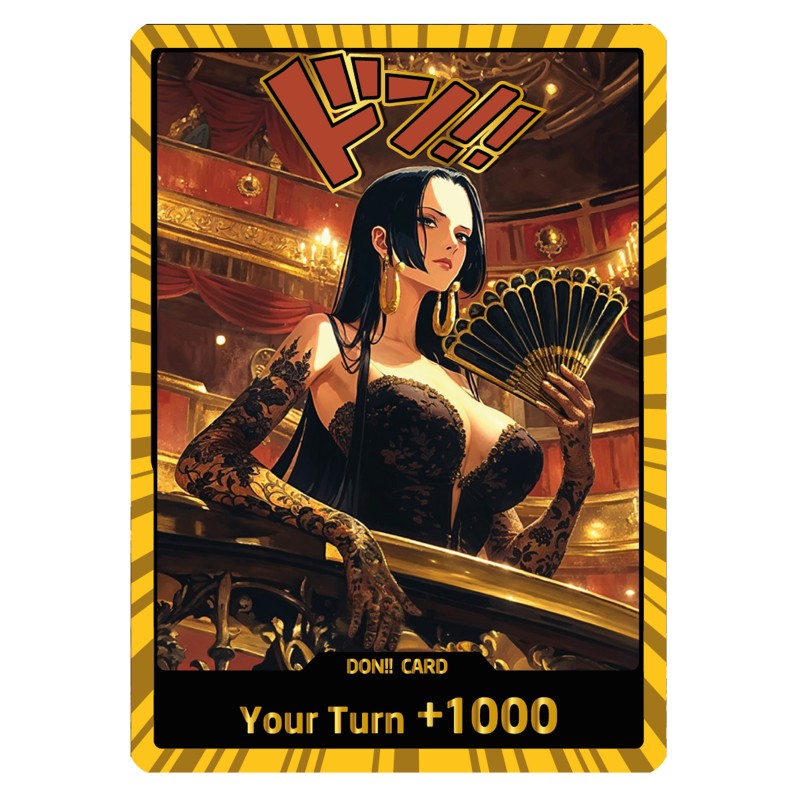 Don Boa – Proxy personnalisé One Piece – Dorure Or & Argent – Majestic – Série 3