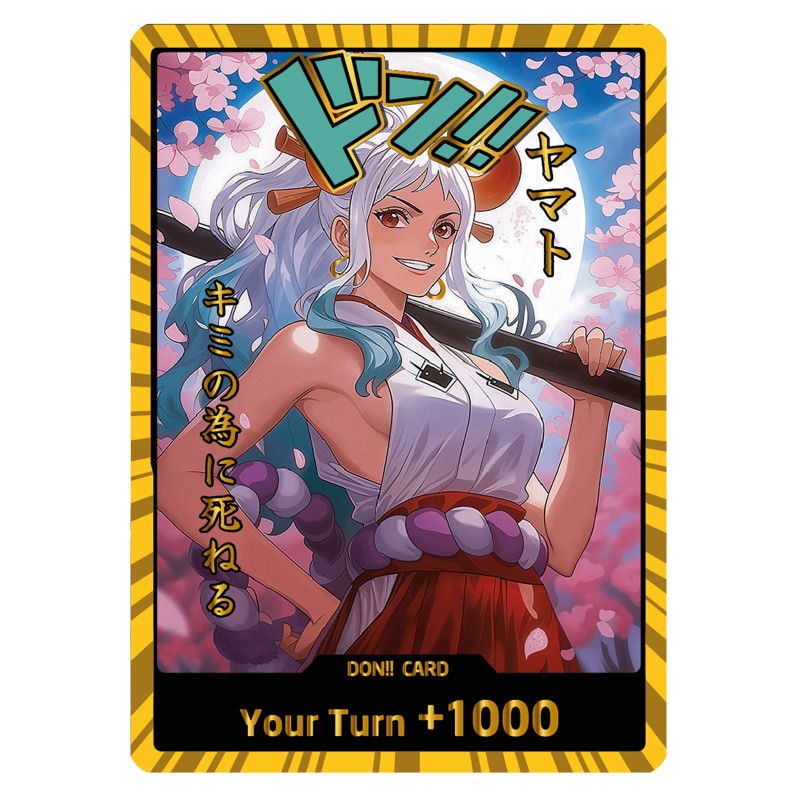 Don Yamato – Proxy personnalisé One Piece – Dorure Or & Argent  – Série 3