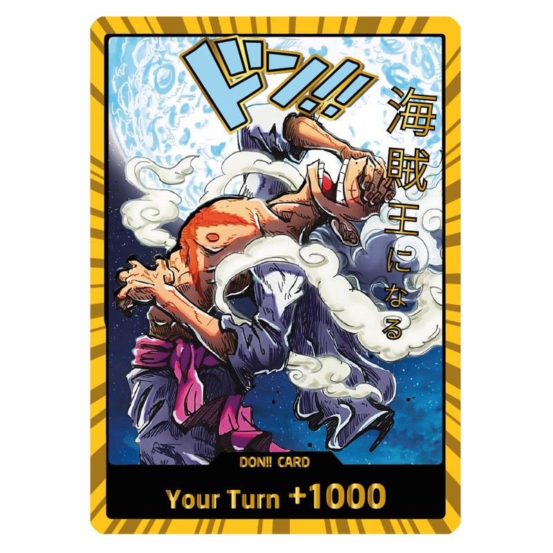 Don Luffy – Proxy personnalisé One Piece – Dorure Or & Argent  – Série 3