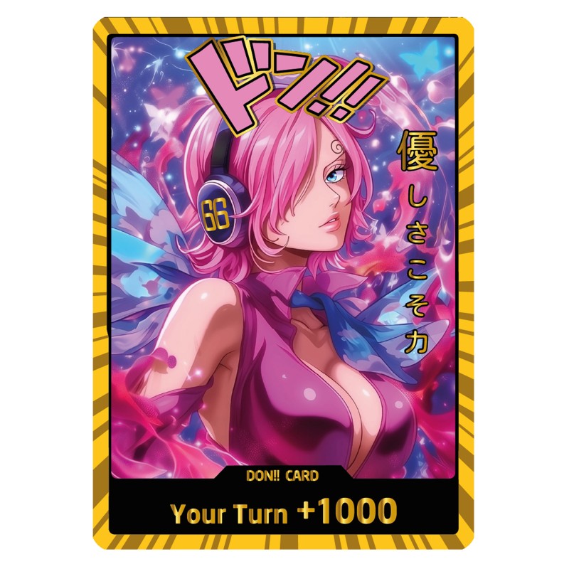 Don Reiju – Proxy personnalisé One Piece – Dorure Or & Argent  – Série 3